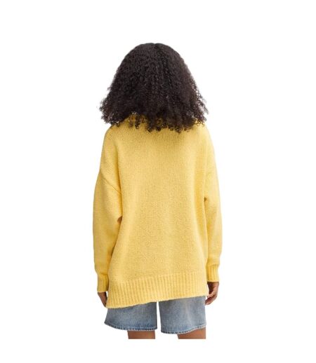 Sweat Motif/style Lettrage Sareedi Femme Jaune Hugo