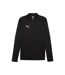 Mens Quarter Zip Track Top Black Puma-2