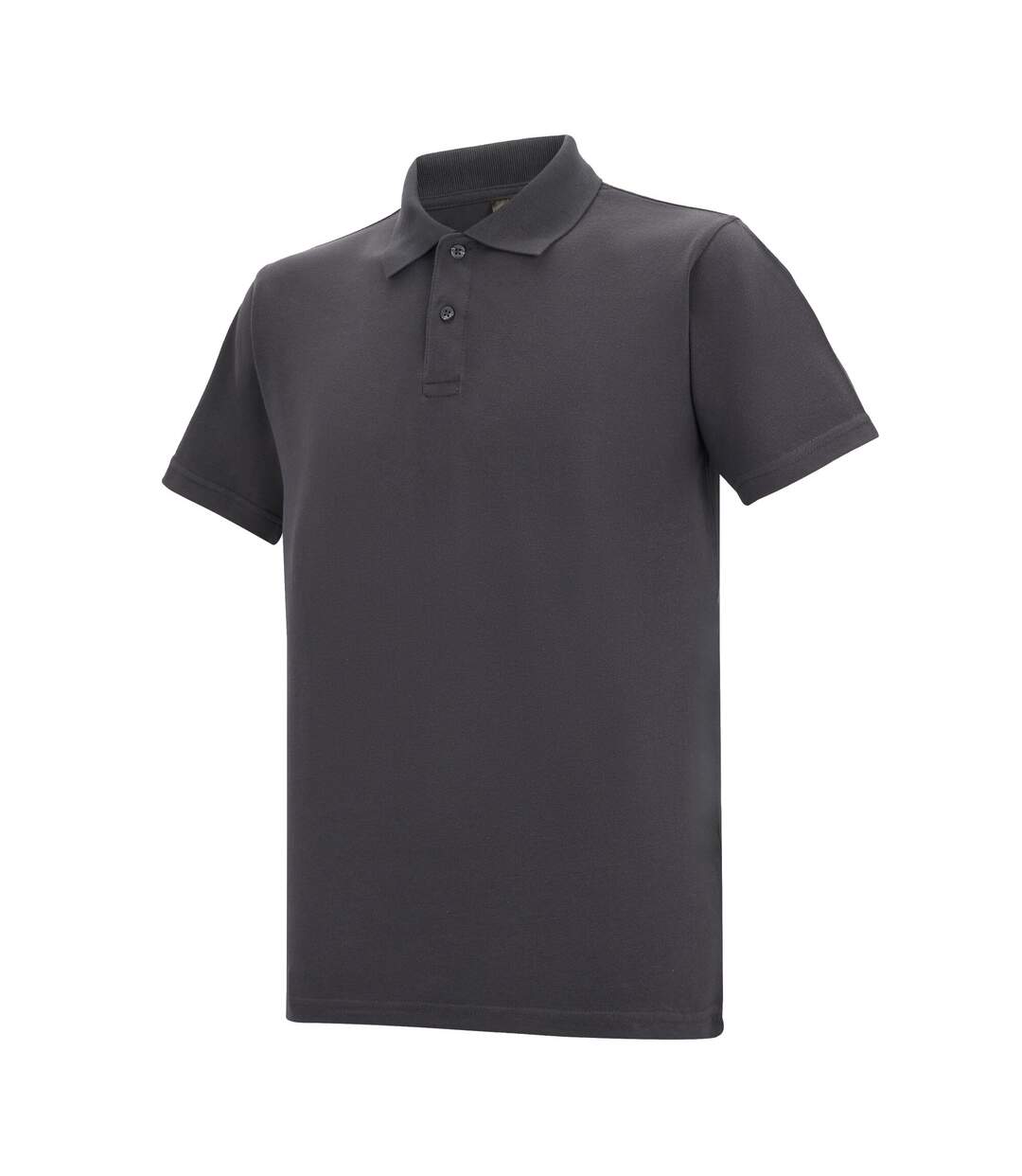 Mens Pique Polo Shirt Solid Grey Regatta Professional-2