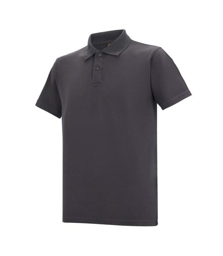 Mens Pique Polo Shirt Solid Grey Regatta Professional