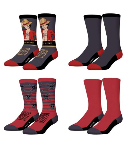 Lot de 4 paires de chaussettes One Piece Freegun