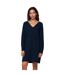 Womens/ladies Knitted Turtle Neck Sweater Dress Reflecting Pond Pieces-4