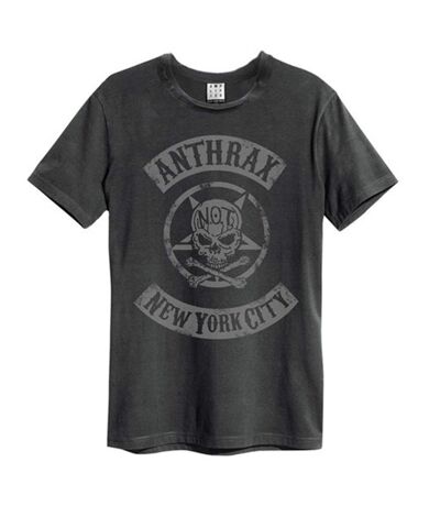 T-shirt new york city adulte gris foncé Amplified