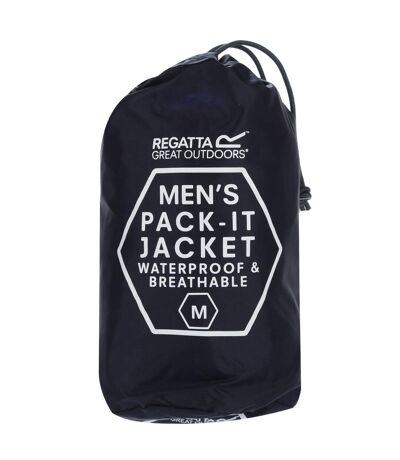 Regatta Mens Pack It III Waterproof Jacket (Navy) - UTRG3512