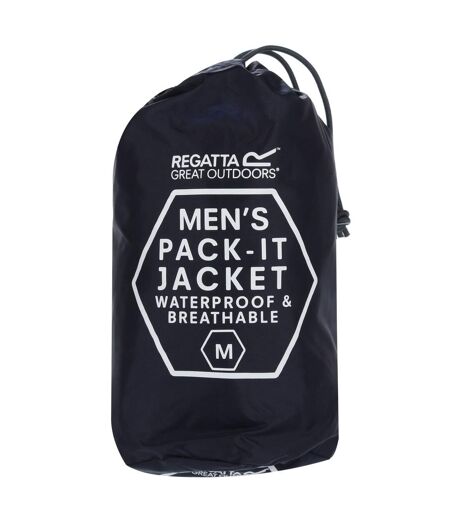 Regatta Mens Pack It III Waterproof Jacket (Navy) - UTRG3512