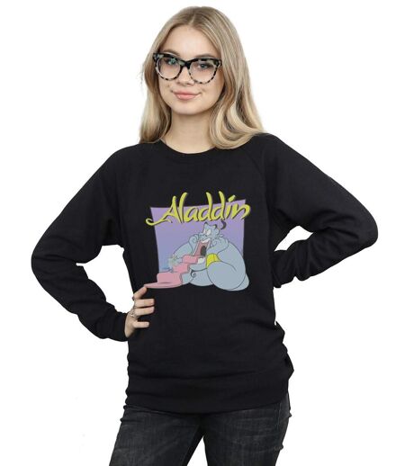 Disney - Sweat ALADDIN GENIE WISHING DUDE - Femme (Noir) - UTBI13451