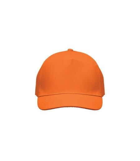 Sunny 5 Panel Baseball Cap Orange MidOcean