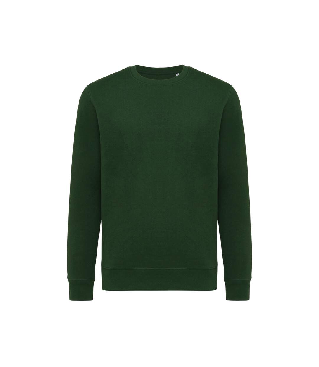 Unisex adult etosha recycled cotton lightweight sweatshirt forest green Iqoniq-1