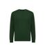 Unisex adult etosha recycled cotton lightweight sweatshirt forest green Iqoniq-1