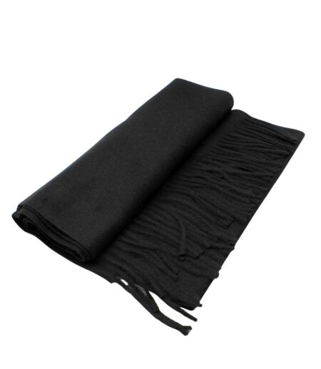 Echarpe élégante en Tissu Doux gris foncé pour Homme - Accessoire de Mode Automne-Hiver