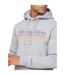 Sweat à capuche manfred homme gris chiné Crosshatch