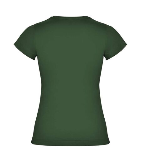 Roly Womens/Ladies Jamaica Short-Sleeved T-Shirt (Bottle Green)