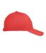 Buffalo 6 Panel Baseball Cap White Red MidOcean-3