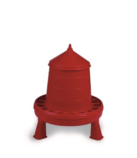 Gaun Plastic Poultry Feeder With Legs (Red) (4kg) - UTTL1484