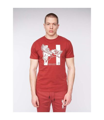 Henleys Mens Curveball T-Shirt (Deep Red) - UTBG1376