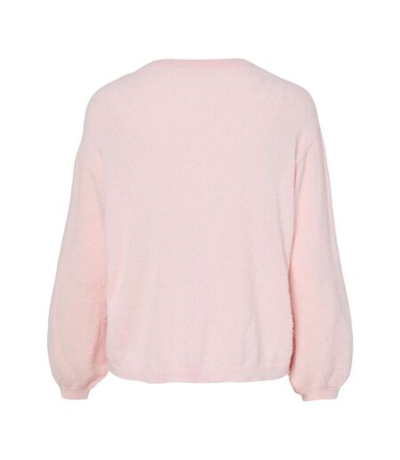 Pull rose femme pieces naomi