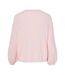 Pull rose femme pieces naomi-2