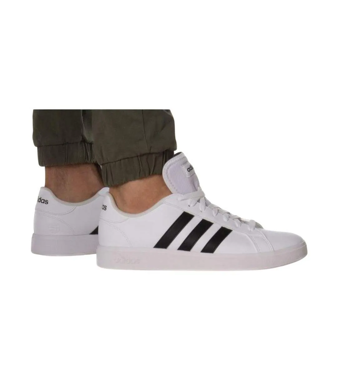 Baskets Grand Court 2.0 Homme Blanc Adidas-3