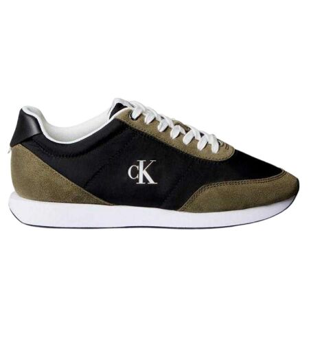 Baskets Motif/style Rétro Homme Noir Blanc Calvin Klein