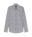 Chemise Manches Longues Motif/style Floral Homme Vert Boss-2