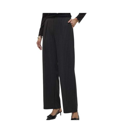 Pantalon droit noir femme vero moda henna