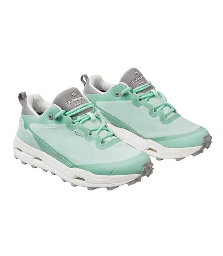 Womens/ladies Adflex Lace Up Flat Trainers Pool White Craghoppers