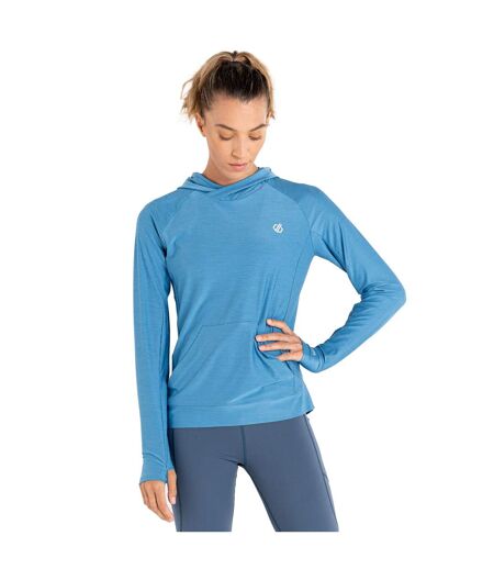 Sweat à capuche laura whitmore sprint city femme bleu ciel Dare 2B