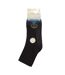 Glenmuir - Lot de 2 Chaussettes Femme Yoga Grip Mi-Hautes Coton-2