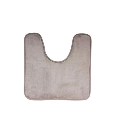 Tapis Contour WC Mémoire 48x48cm Taupe