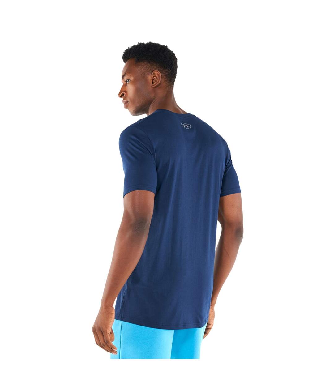 T-shirt manches courtes sportstyle homme bleu marine Under Armour-2