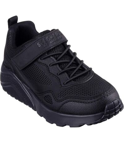 Baskets uno lite worlo enfant noir Skechers