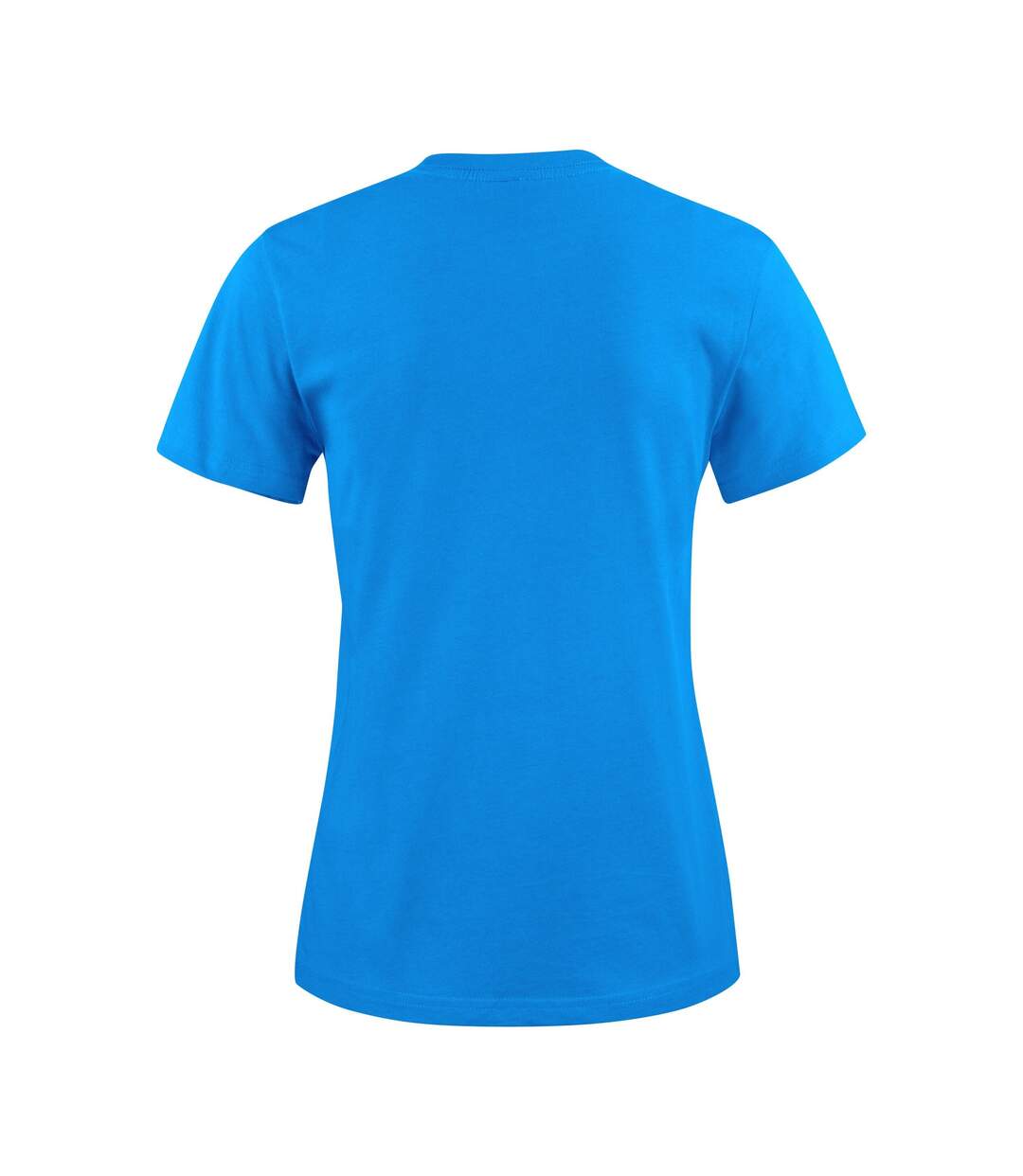 Womens/ladies Heavy T-shirt Ocean Blue Printer-3