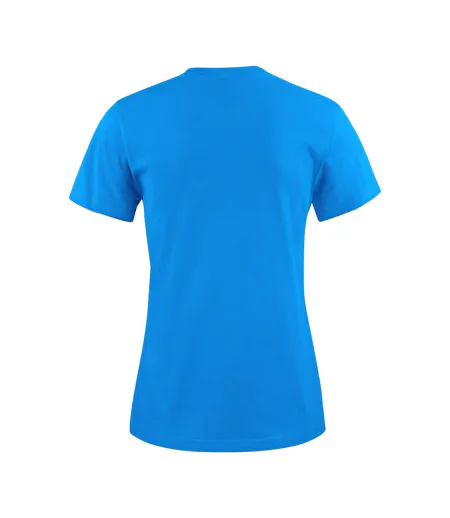 Womens/ladies Heavy T-shirt Ocean Blue Printer