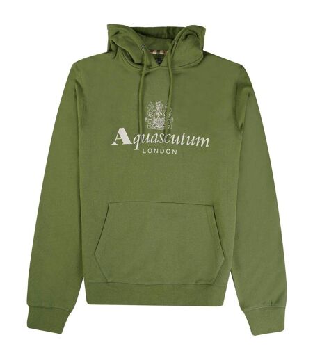 Sweat À Capuche Motif Gros Logo Active Homme Vert Aquascutum