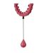 Cerceau de Fitness Réglable 128cm Rose-3