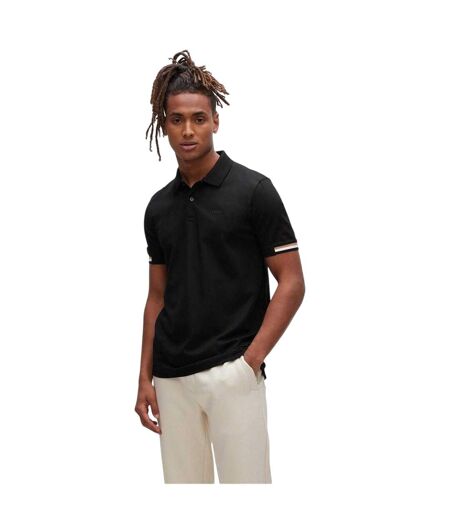Polo Parlay Homme Noir Boss