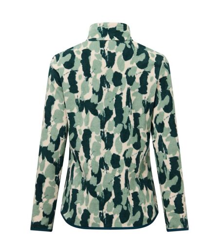 Haut Polaire Motif/style Coup De Brosse Margot Femme Vert Forêt Regatta