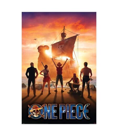 One Piece - Poster LIVE ACTION SET SAIL (Multicolore) (91,5 cm x 61 cm) - UTPM7455