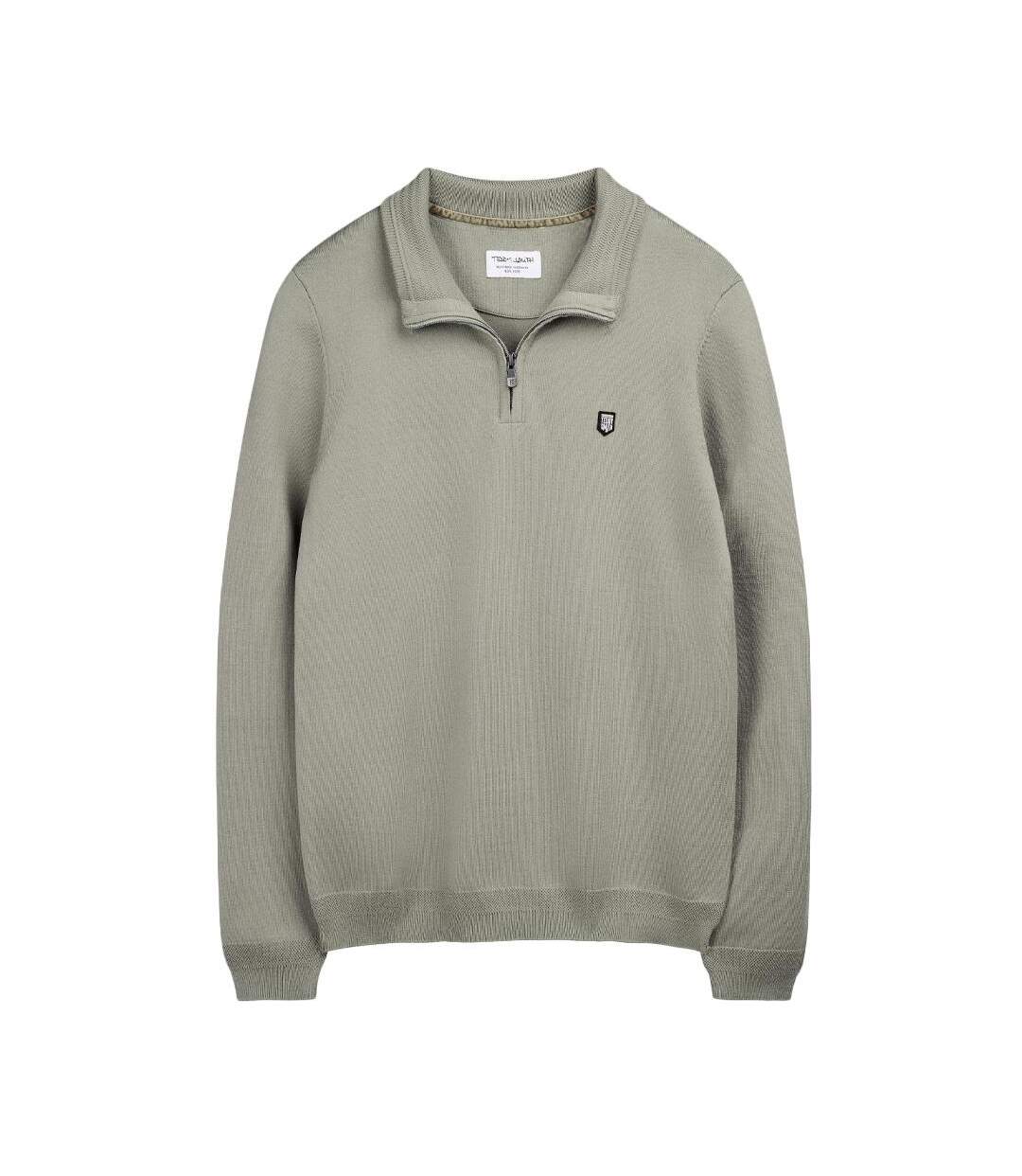 Pull 1/4 zip vert homme teddy smith marty 2-1