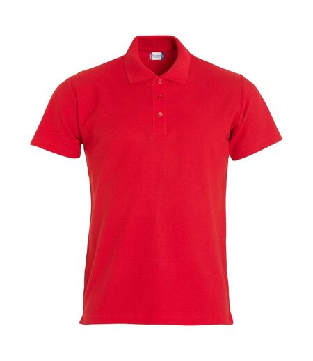 Polo Basic Homme Rouge Clique