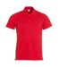 Polo Basic Homme Rouge Clique-1