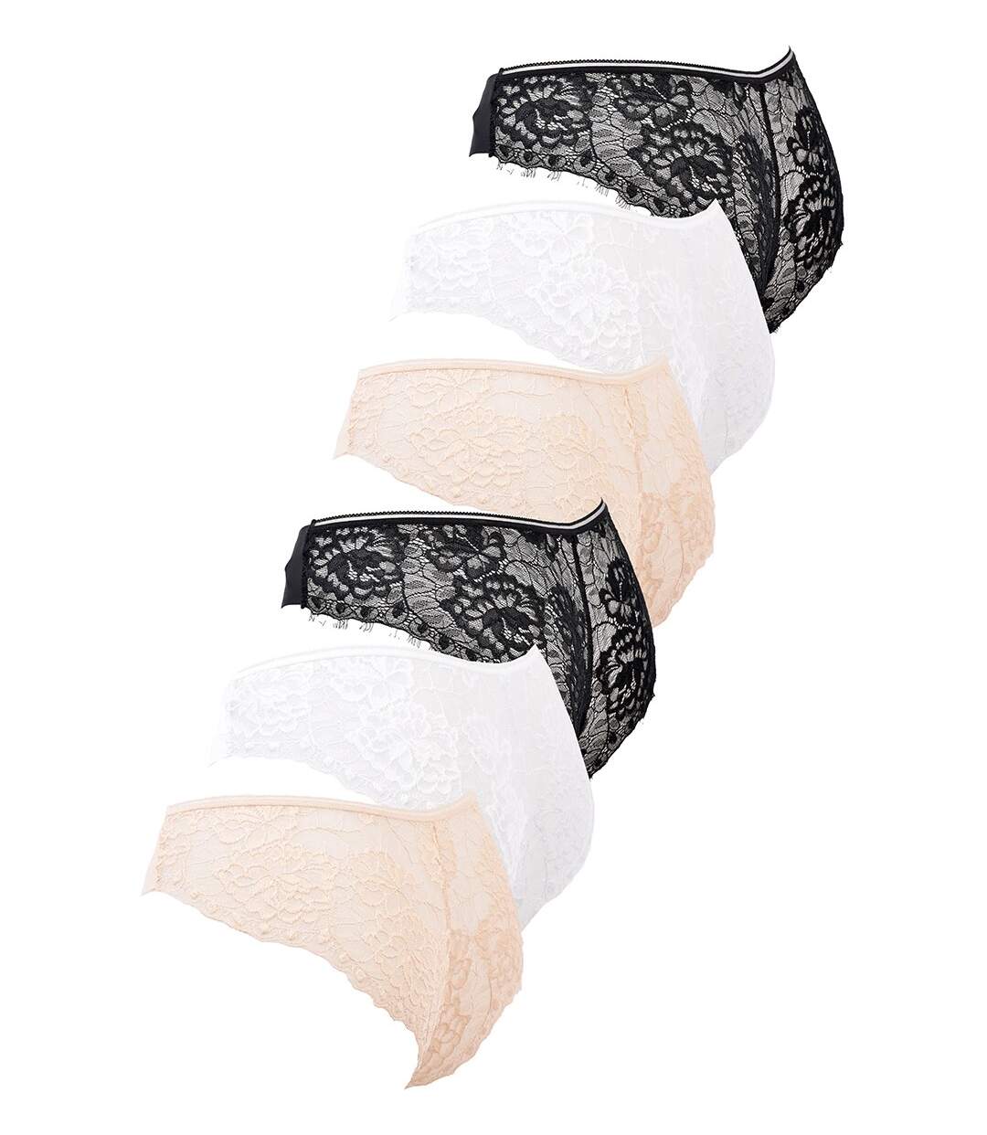 Culotte CXL By LACROIX Pack de 6 INVISIBLE DENTELLE-3