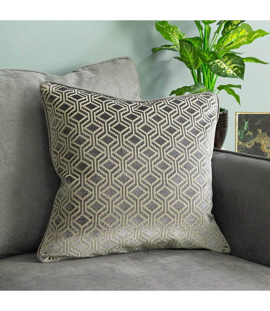 Paoletti Avenue Cushion Cover (Grey) - UTRV1669-3