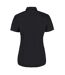 Kustom Kit Womens/Ladies Workforce Short-Sleeved Shirt (Black) - UTPC6329