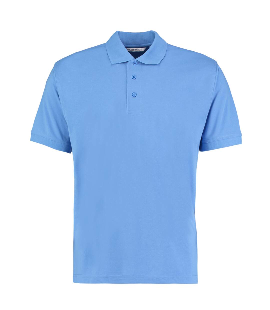 Polo à manches courtes homme bleu moyen Kustom Kit