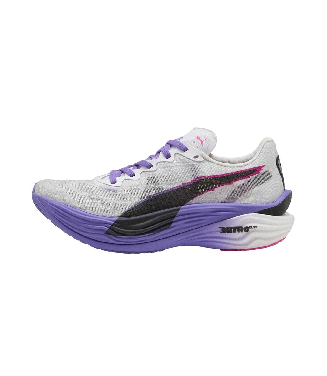 Unisex Adult Deviate Nitro Elite 3 Digitokyo Cushioned Shoes White Purple Puma-2