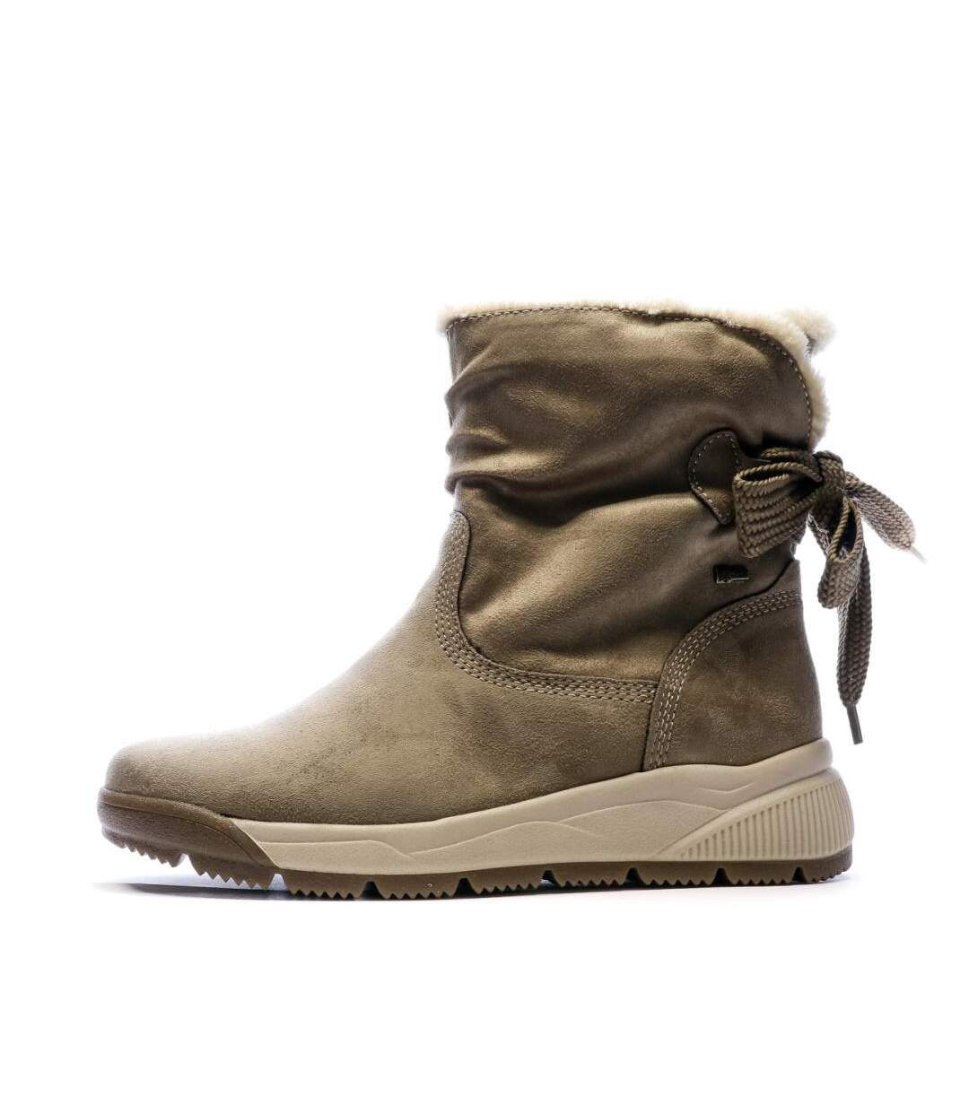 Bottines beige femme relife jynfour-1