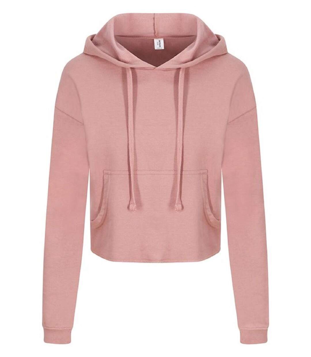 Sweat court à capuche pour femme - JH016 - rose