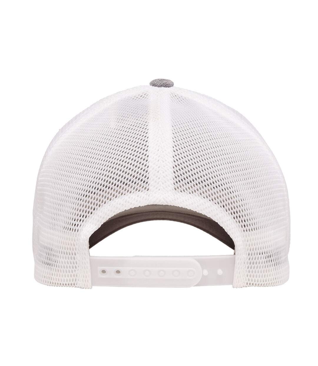 Casquette adulte argenté / blanc chiné Flexfit-2