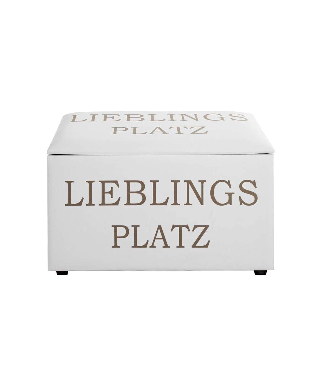 Coffre de Rangement Lieblings Platz 65cm Blanc-2
